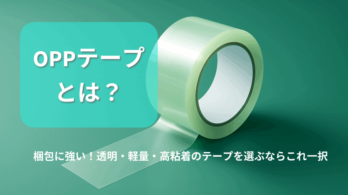 OPPテープとは？梱包に強い！テープを選ぶならこれ一択